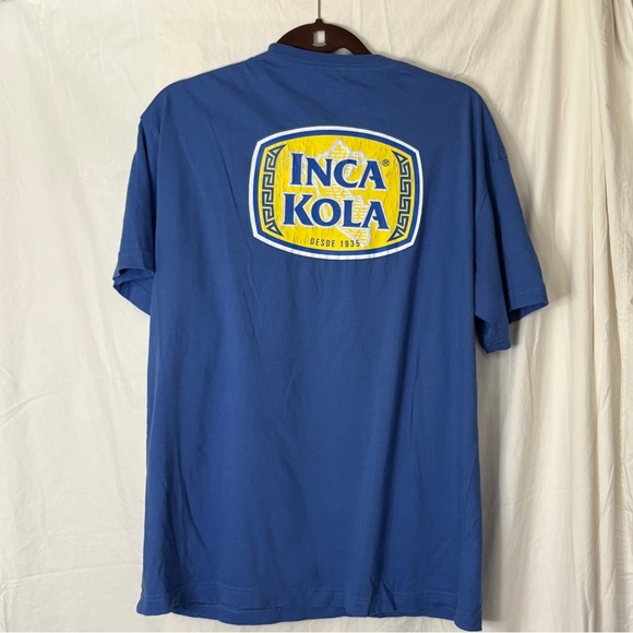 INCA KOLA T-Shirt, Peru. Unisex  Size XL Blue - Picture 2 of 6